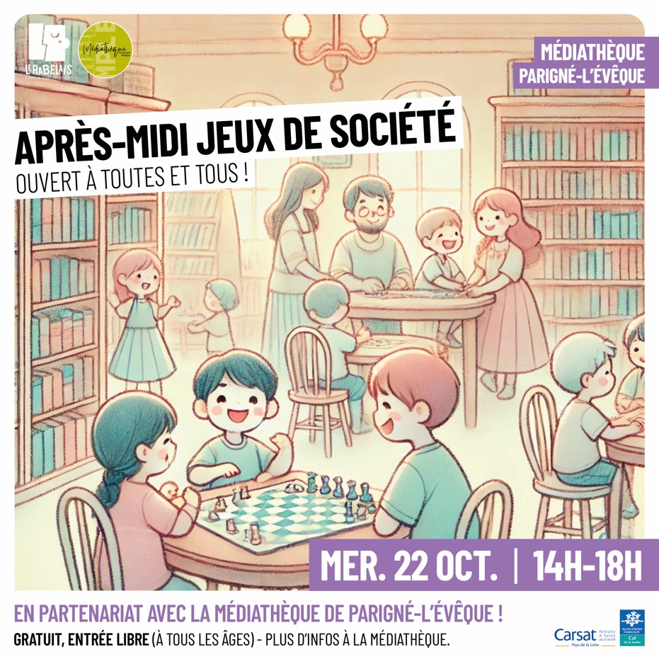 Couverture de Après-midi jeux de société