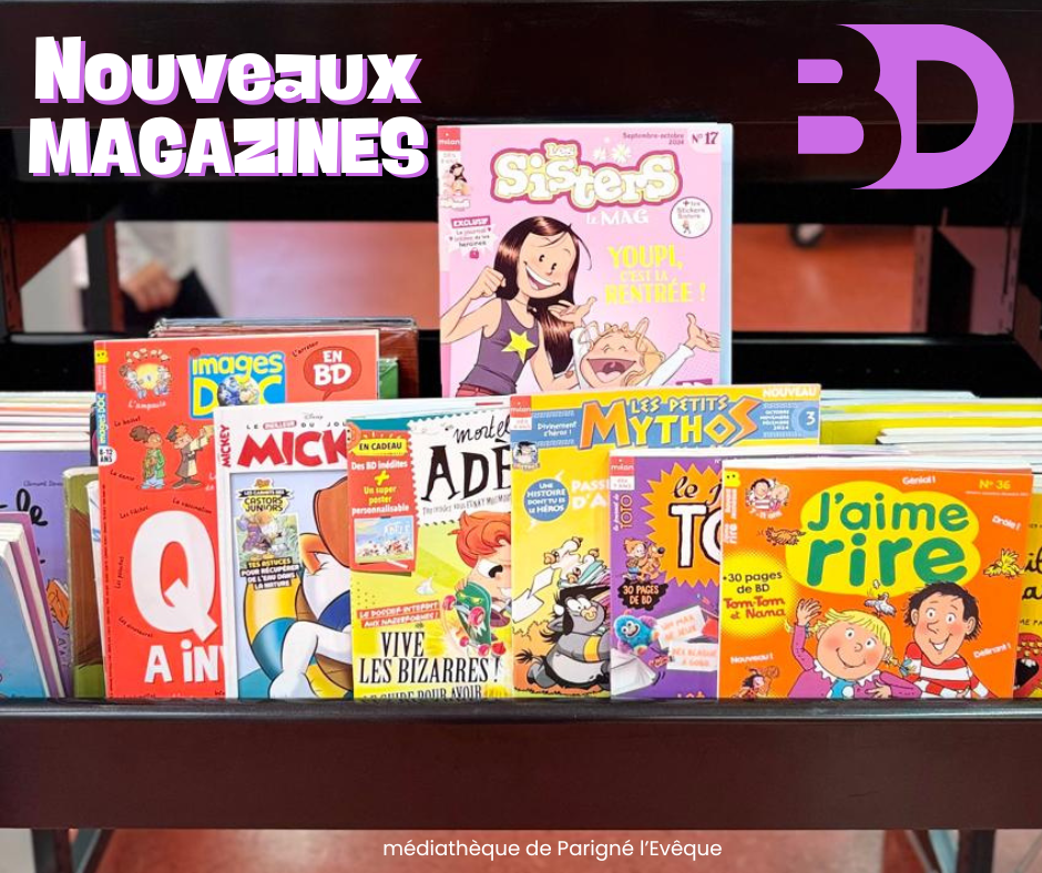 Couverture de Nouveaux Magazines BD Jeunesse